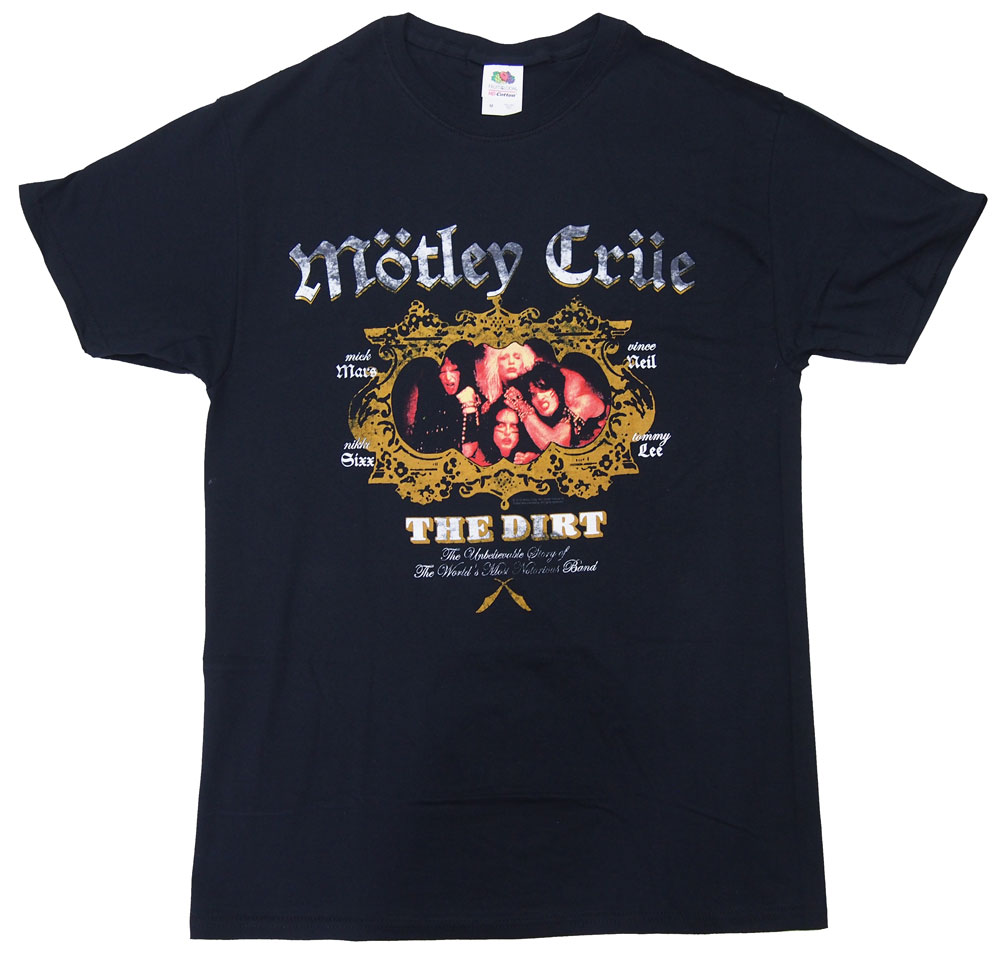 モトリー クルー・MOTLEY CRUE・ THE DIRT・Tシャツ・ロックTシャツ