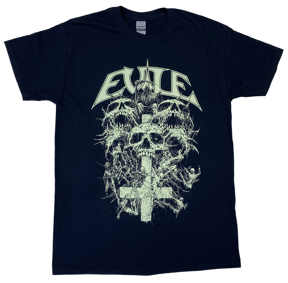 EVILE・イーヴァイル・RIDDICK SKULL・Tシャツ・メタルTシャツ