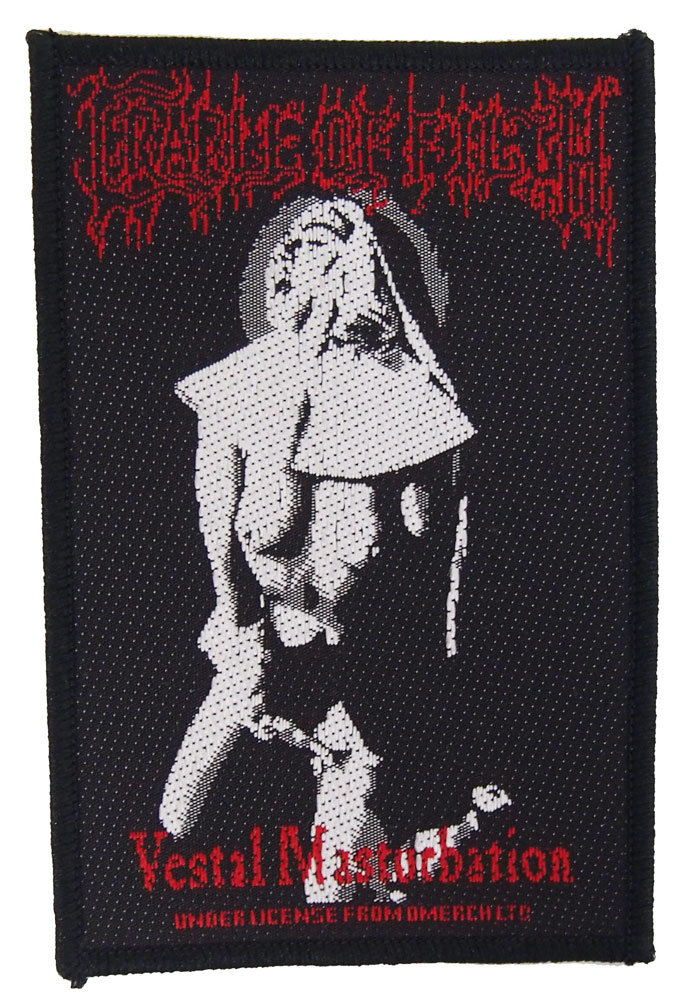 クレイドル オヴ フィルス・CRADLE OF FILTH・VESTAL MASTURBATION・刺繍パッチ・ワッペン