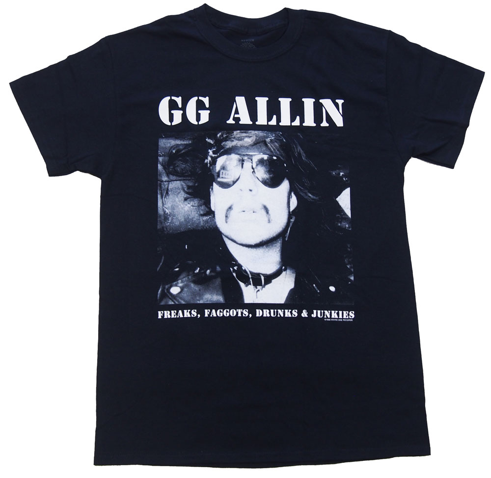 GG アリン・GG ALLIN・FREAKES・Tシャツ・バンドTシャツ