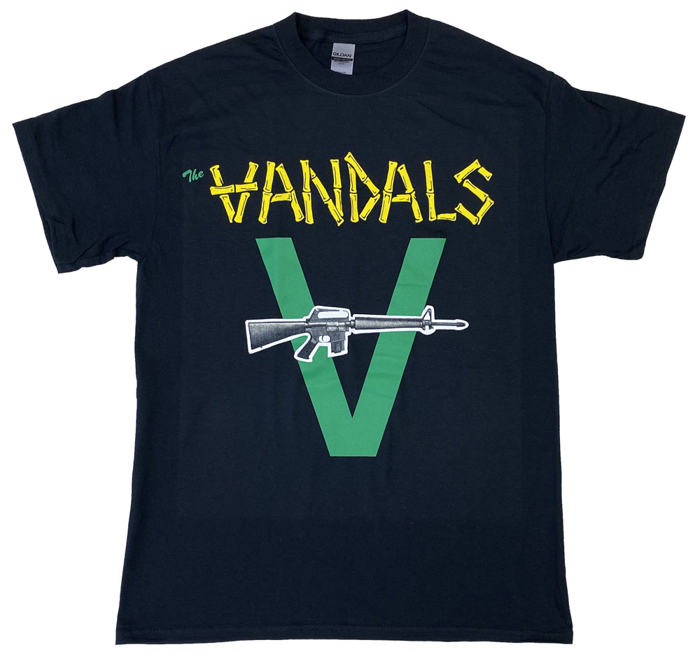 THE VANDALS・ヴァンダルズ・PEACE THRU VANDALISM・Tシャツ・ロックTシャツ[L]