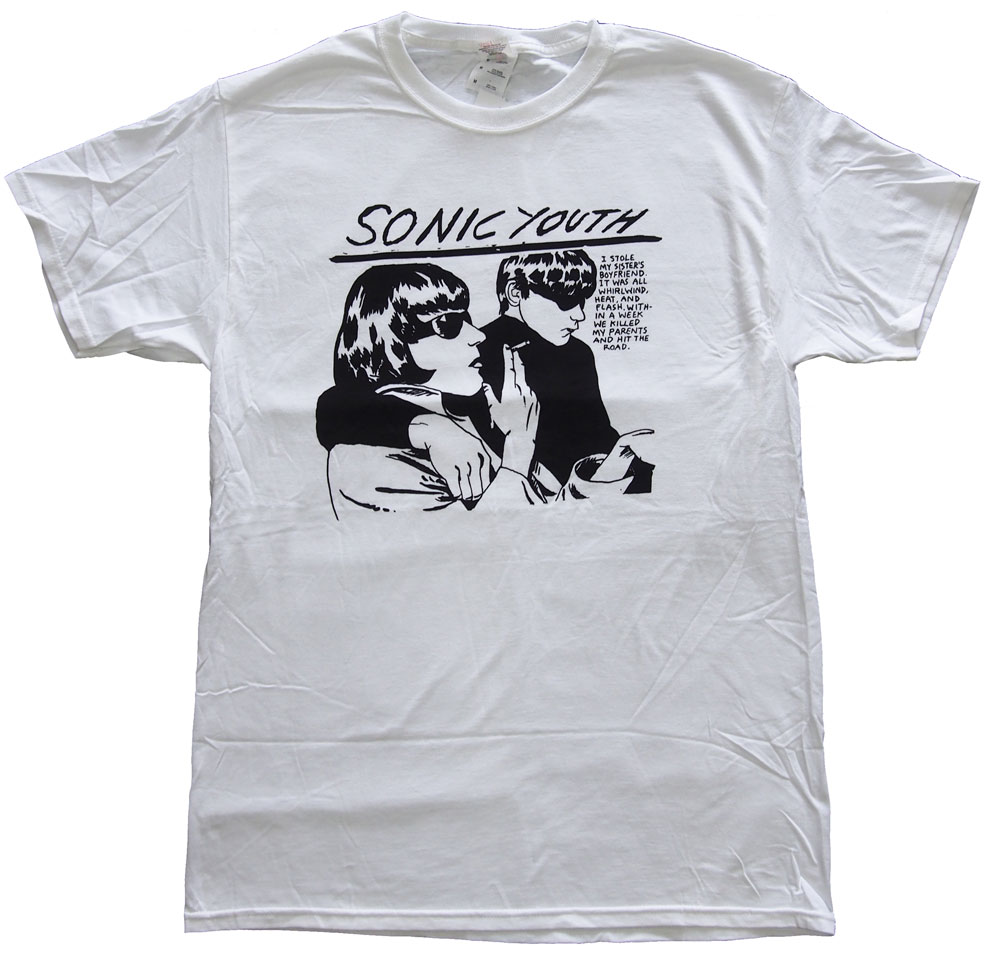 SONIC YOUTH・ソニック ユース・GOO ホワイト Tシャツ