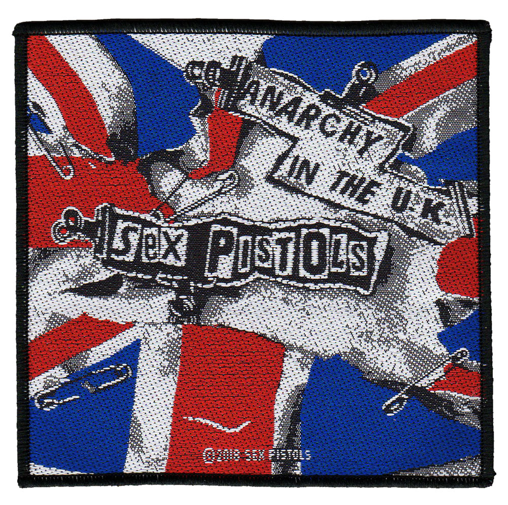 SEX PISTOLS・セックス ピストルズ・ANARCHY IN THE UK・ 刺繍パッチ・ワッペン