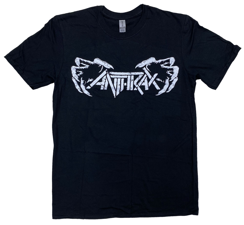 【ANTHRAX】DEATH HANDSバンドTシャツ アンスラックス[XL]