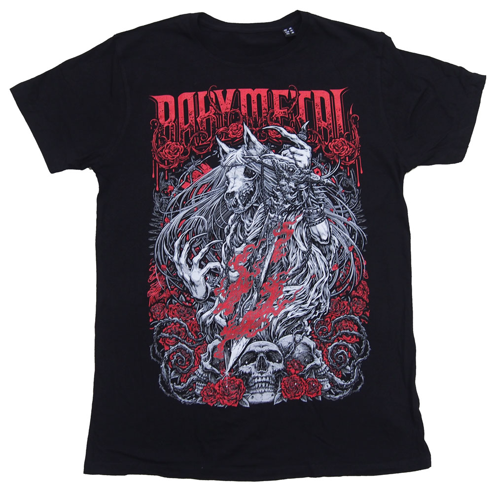 ベビーメタル・BABYMETAL・ROSEWOLF・Tシャツ・UK版・オフィシャル バンドTシャツ・ロックTシャツ