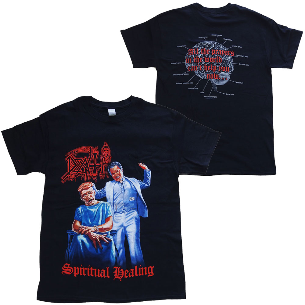 デス・DEATH・SPIRITUAL HEALING・UK版・Tシャツ・ ロック・バンドTシャツ