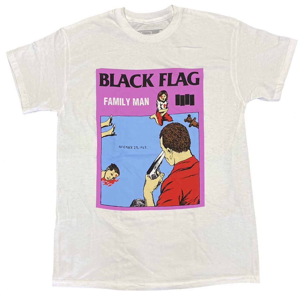 【BLACK FLAG】FAMILY MAN　Tシャツ ブラックフラッグ
