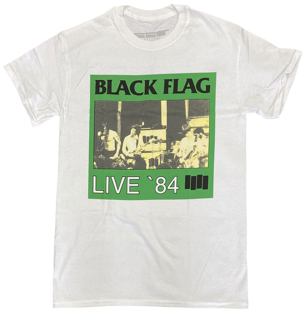 【BLACK FLAG】LIVE84　Tシャツ ブラックフラッグ