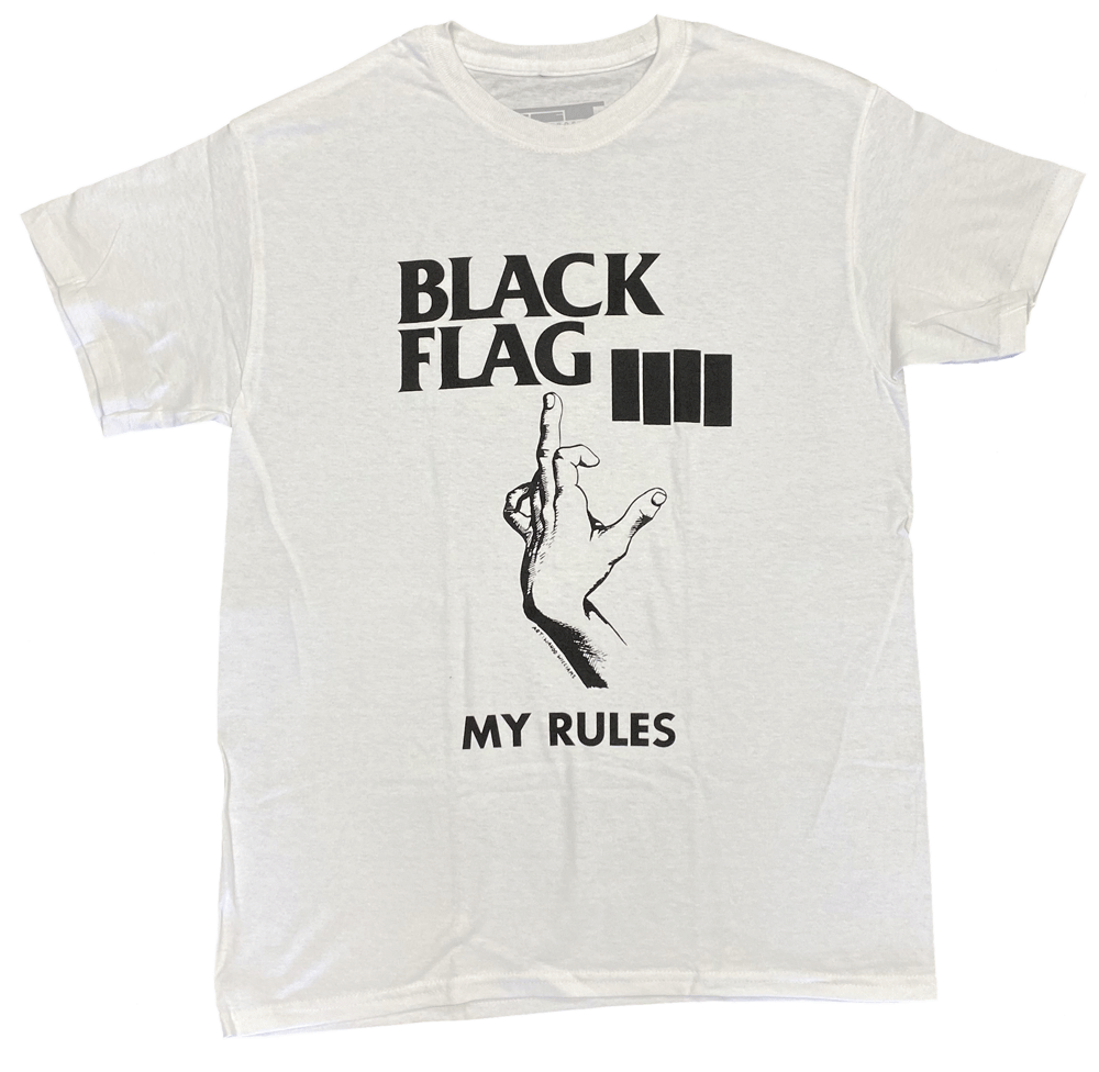 【BLACK FLAG】MY RULES　Tシャツ ブラックフラッグ