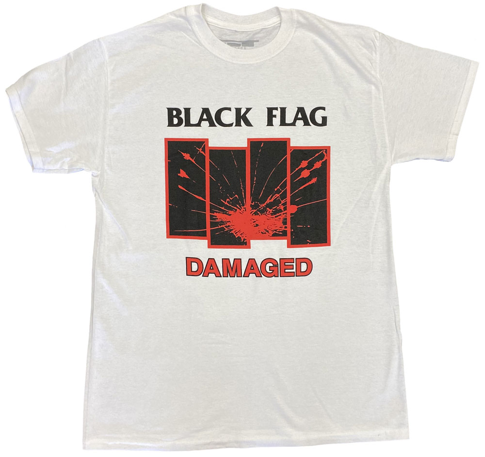 【BLACK FLAG】DAMAGED　Tシャツ ブラックフラッグ