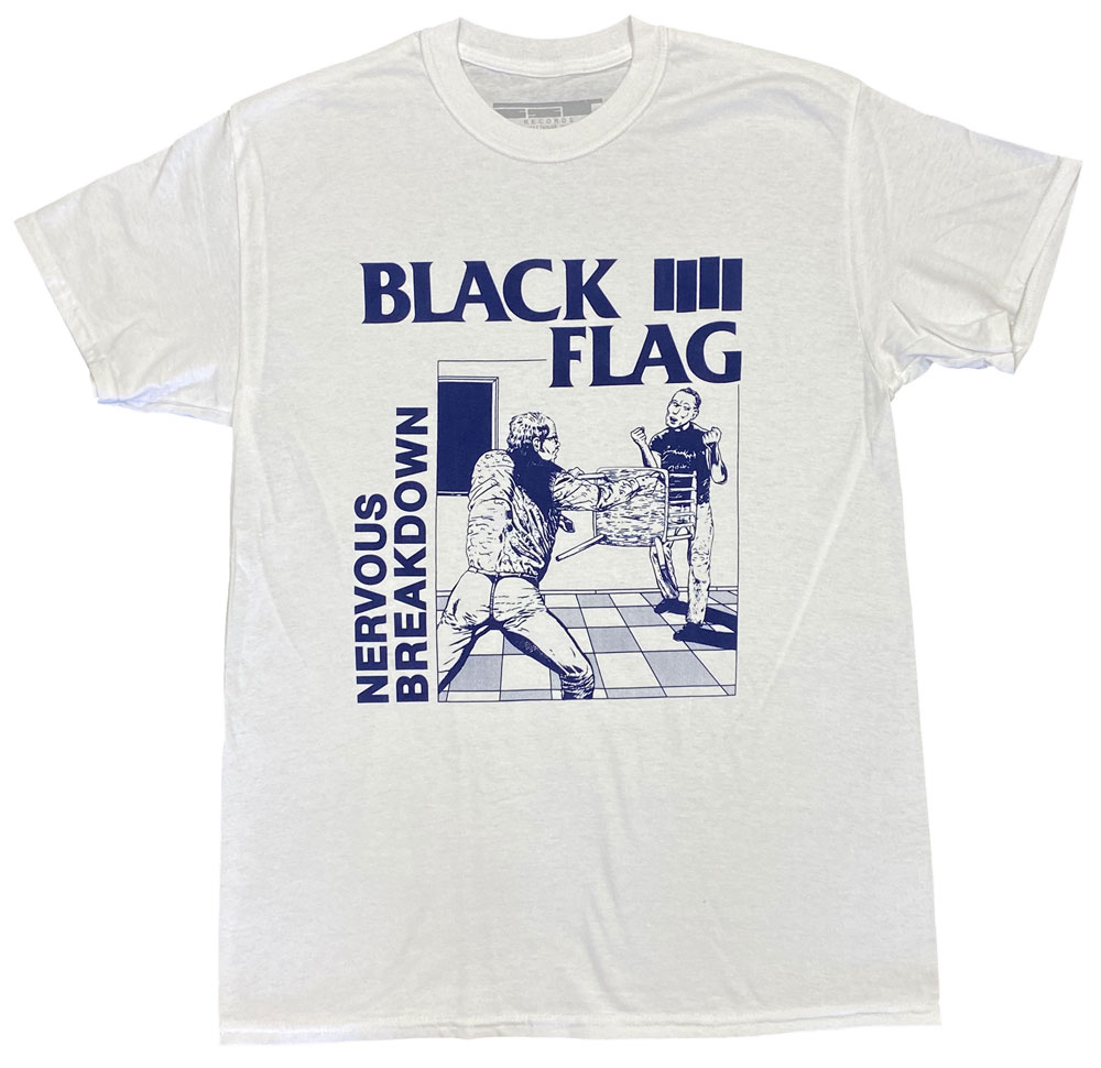 【BLACK FLAG】NERVOUS BREAKEDOWN　Tシャツ ブラックフラッグ