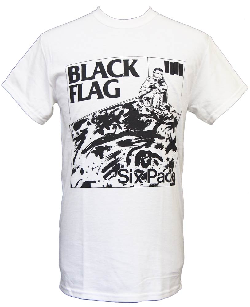【BLACK FLAG】SIX PACK　Tシャツ ブラックフラッグ
