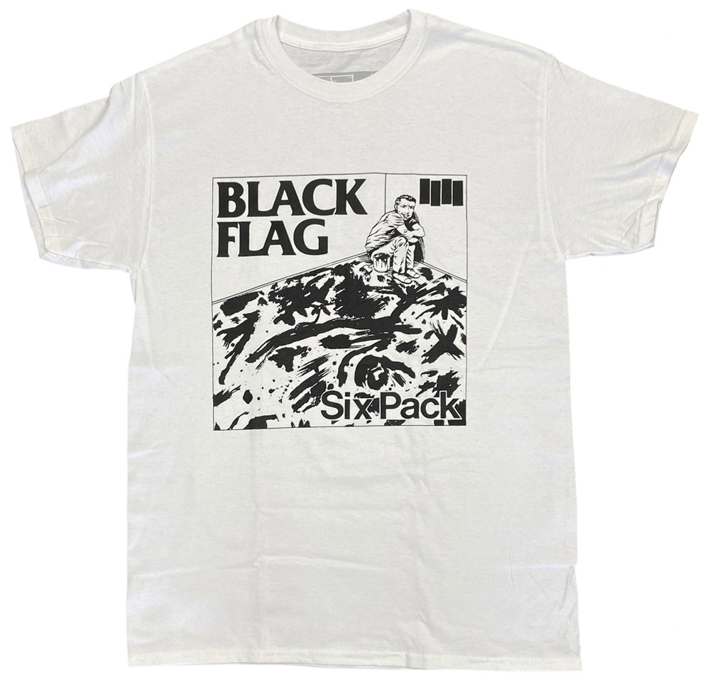 【BLACK FLAG】SIX PACK　Tシャツ ブラックフラッグ