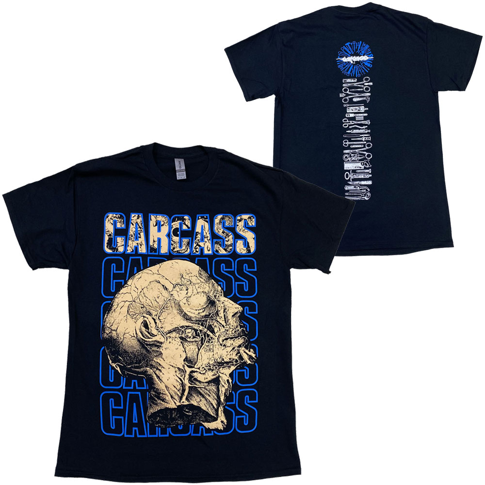 カーカス・CARCASS・NECRO HEAD・UK版・Tシャツ・メタルTシャツ