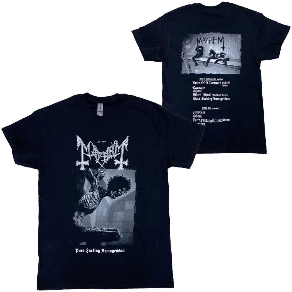 メイヘム・MAYHEM・PURE FUCKING ARMAGEDDON・Tシャツ・メタルTシャツ