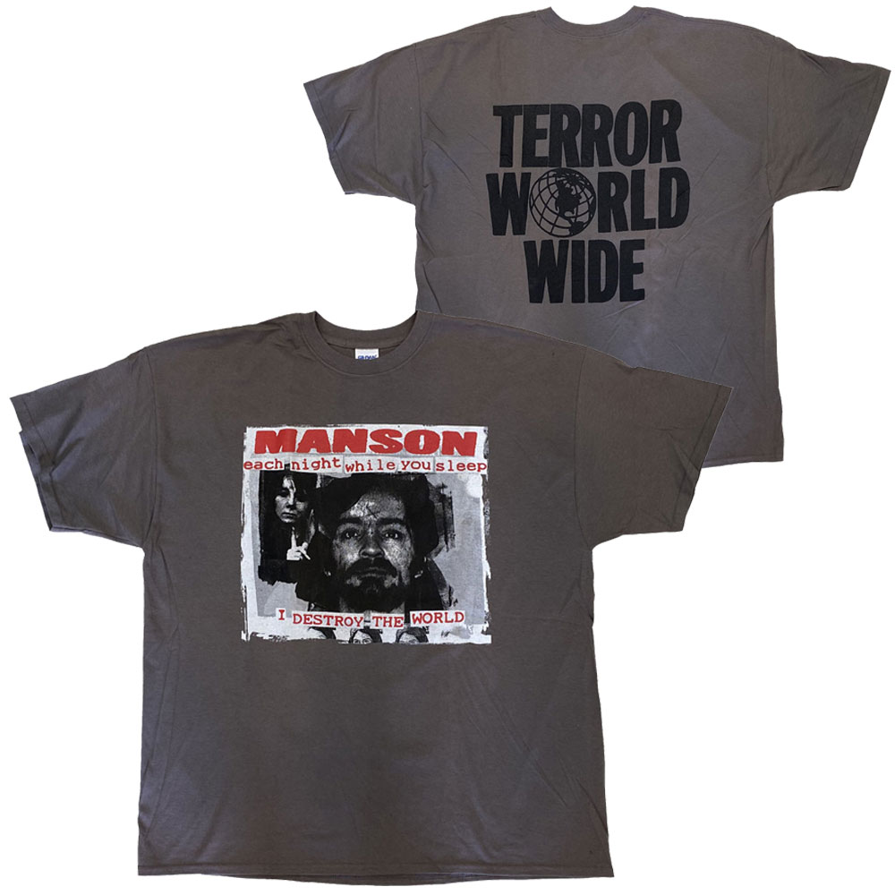 TERROR WORLDWIDE・テラーワールドワイド・MANSON・XXLサイズ・大きいサイズ・Tシャツ