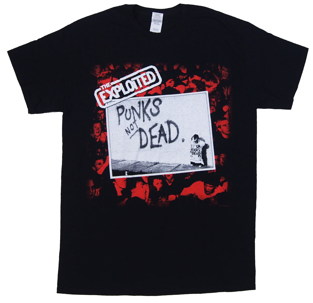 エクスプロイテッド・EXPLOITED・PUNKS NOT DEAD Tシャツ オフィシャル