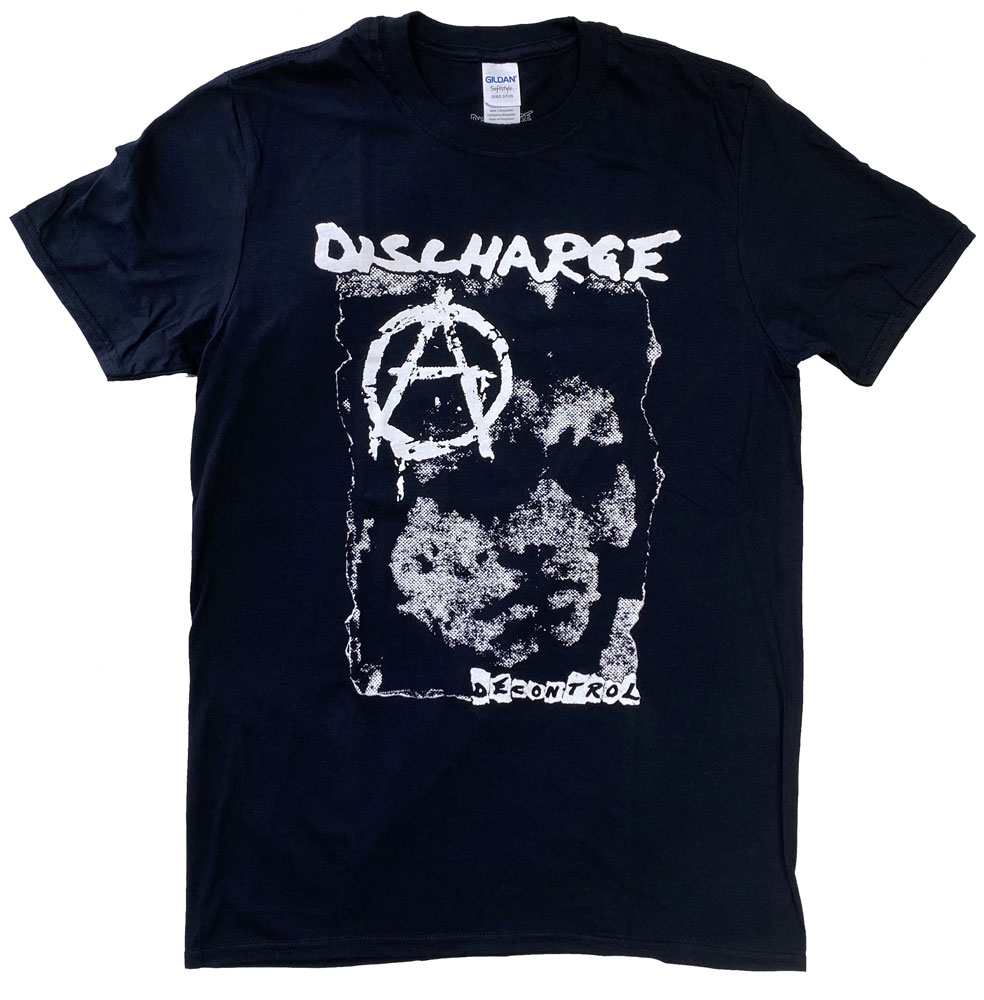 ディスチャージ・DISCHARGE・DECONTROL・FACE・UK版・ Tシャツ・バンドTシャツ