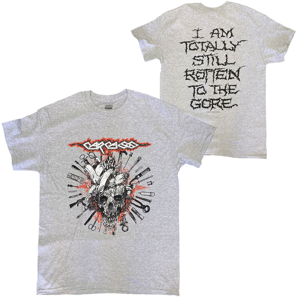 カーカス・CARCASS・STILL ROTTEN TO THE GORE・UK版・Tシャツ・メタルTシャツ
