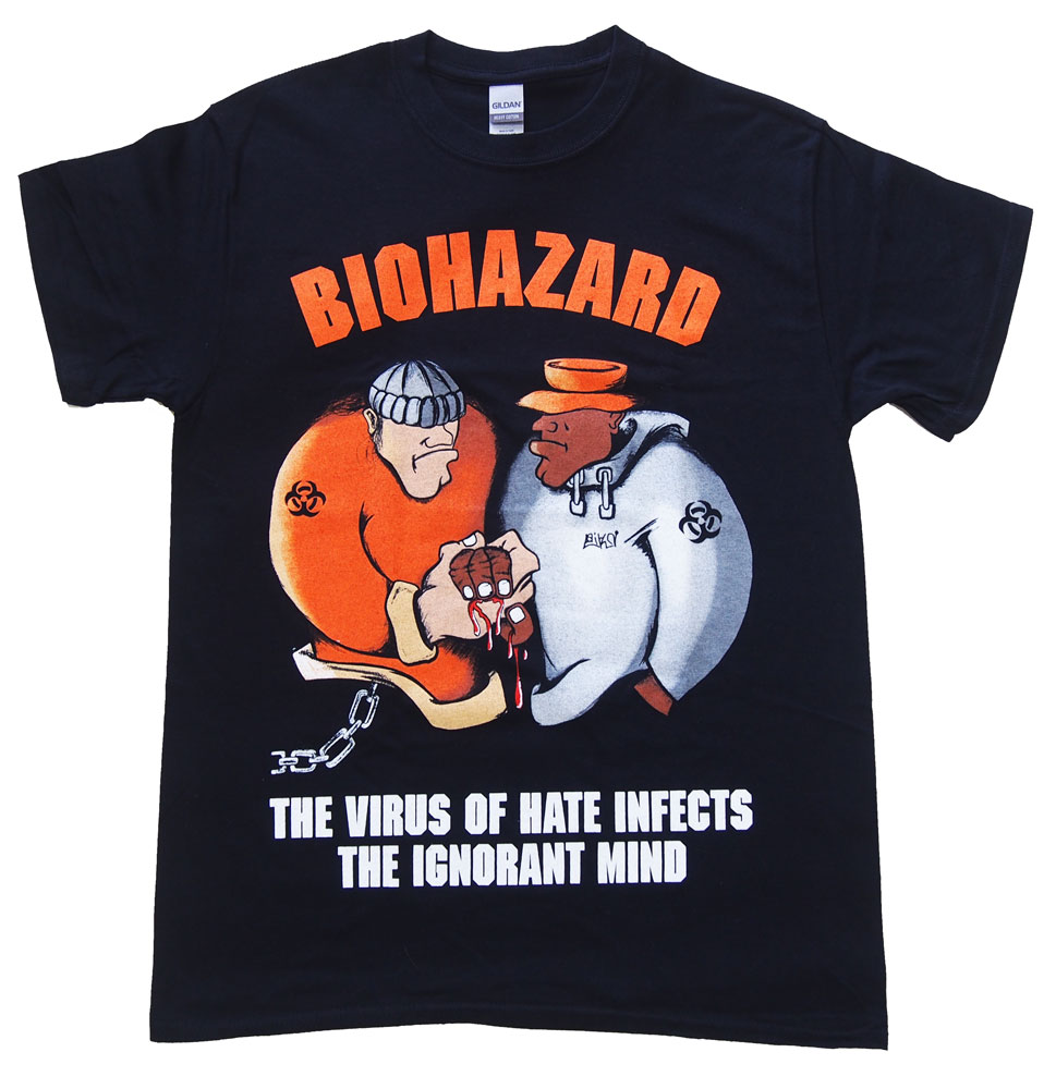 バイオハザード・BIOHAZARD ・THE VIRUS OF HATE・Tシャツ・バンドTシャツ