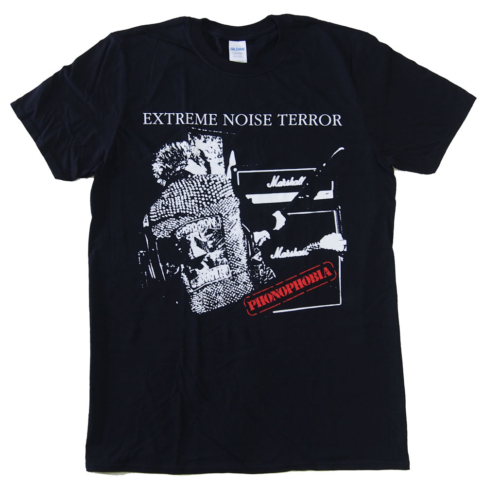 EXTREME NOISE TERROR・エクストリーム・ノイズ・テラー・PHONOPHOBIA・Tシャツ・ロックTシャツ