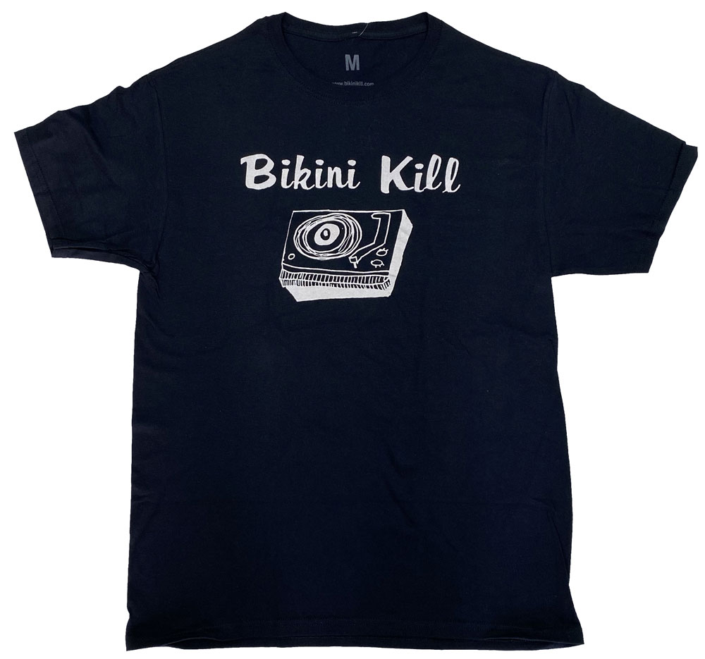 BIKINI KILL・ビキニキル・RECORD PLAYER・Tシャツ・ロックTシャツ