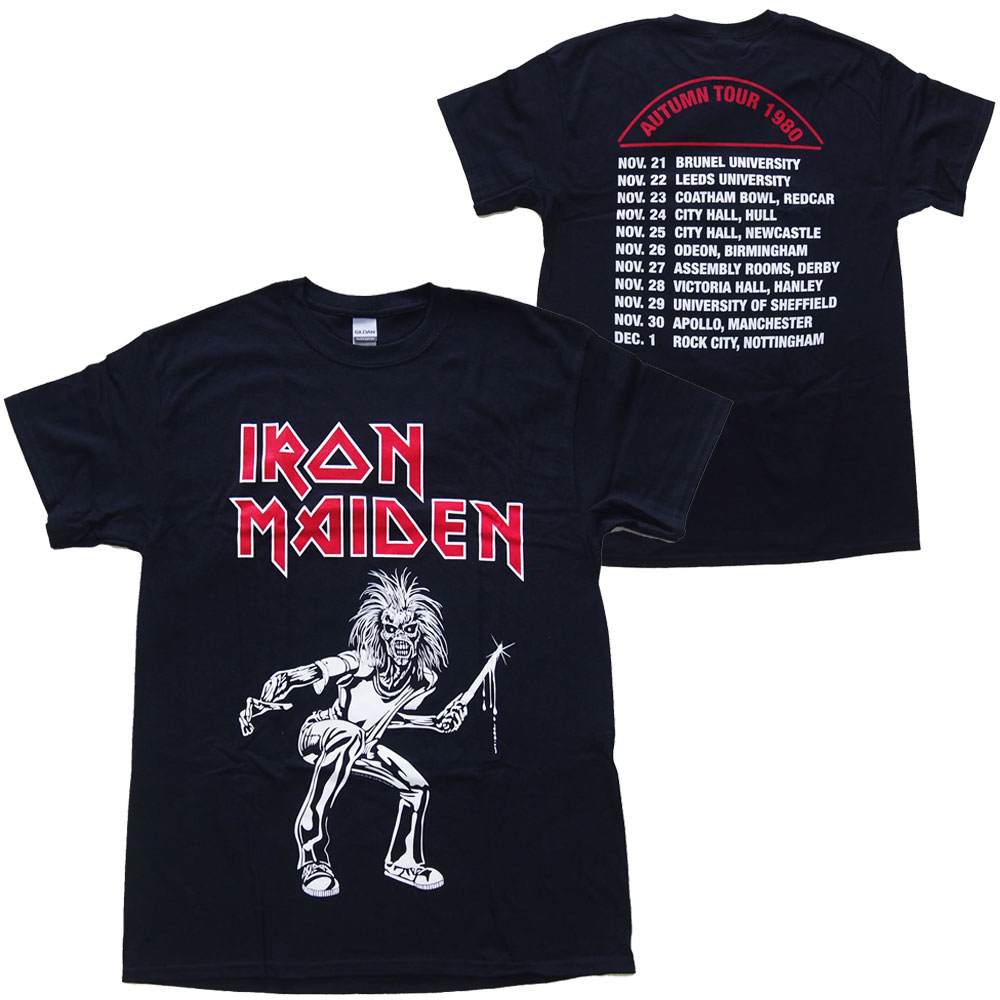 アイアン メイデン・IRON MAIDEN・AUTUMN TOUR 1980・Tシャツ・メタルTシャツ