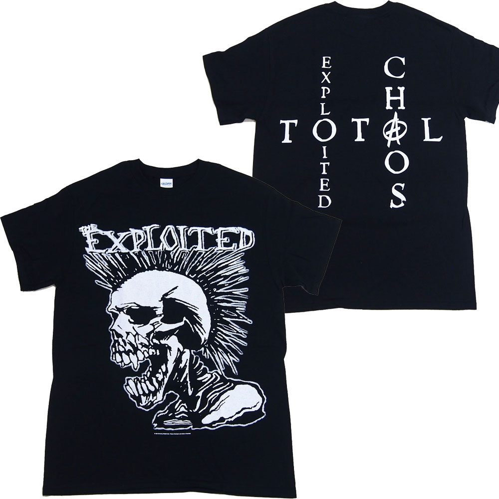 ץƥå EXPLOITED MOHICAN SKULL T ե