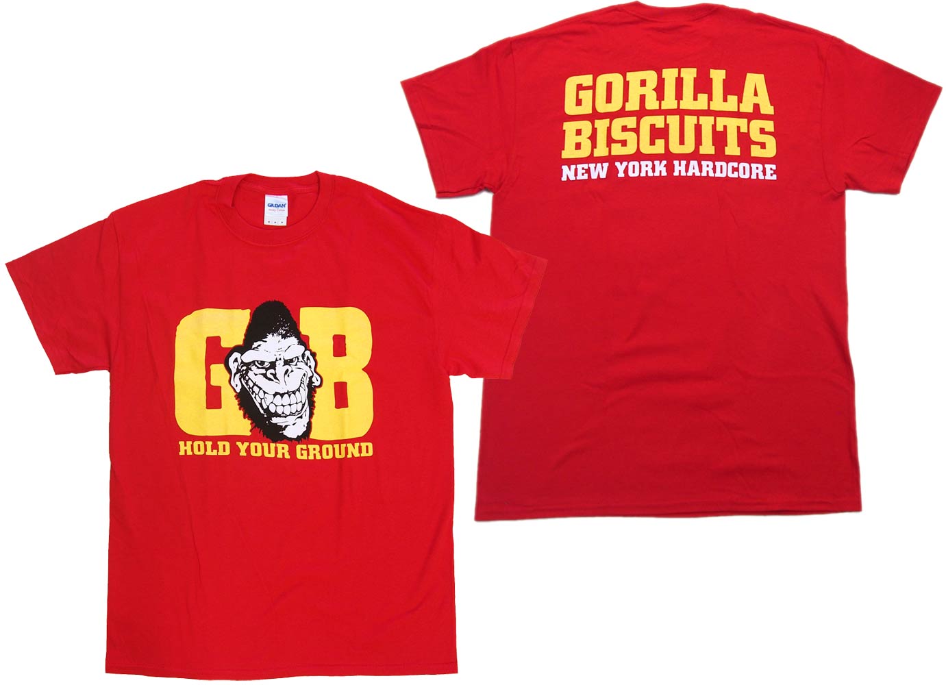 GORILLA BISCUITS ゴリラビスケッツ HOLD YOUR GROUND HEAD Tシャツ オフィシャル バンドTシャツ ロックTシャツ