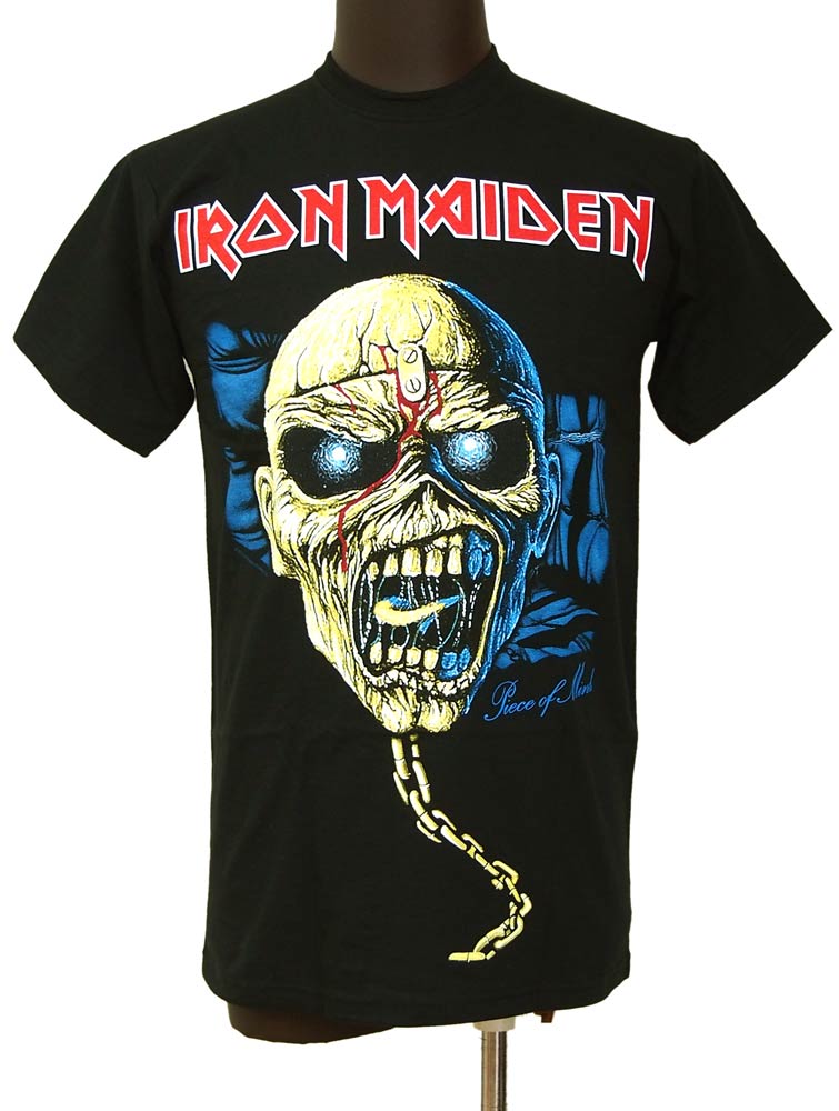 アイアンメイデン Tシャツ / IRON MAIDEN / PIECE OF MIND SKULL Tシャツ オフィシャル バンドTシャツ ロックTシャツ