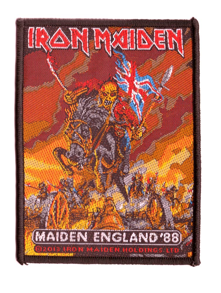 アイアンメイデン / IRON MAIDEN / MAIDEN ENGLAND 88 PATCH オフィシャル 刺繍ワッペン