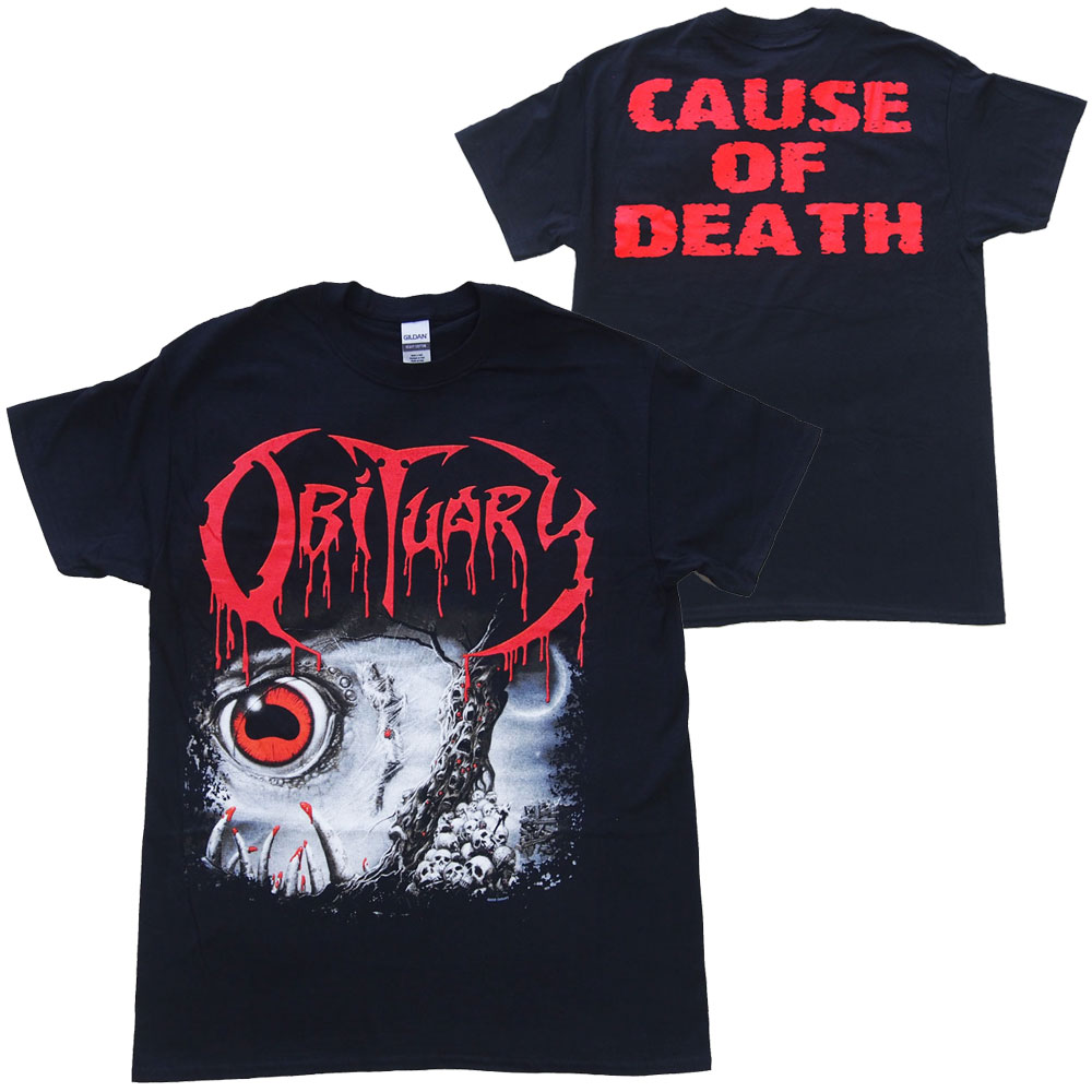 【OBITUARY】CASE OF DEATH ロックTシャツ オビチュアリー