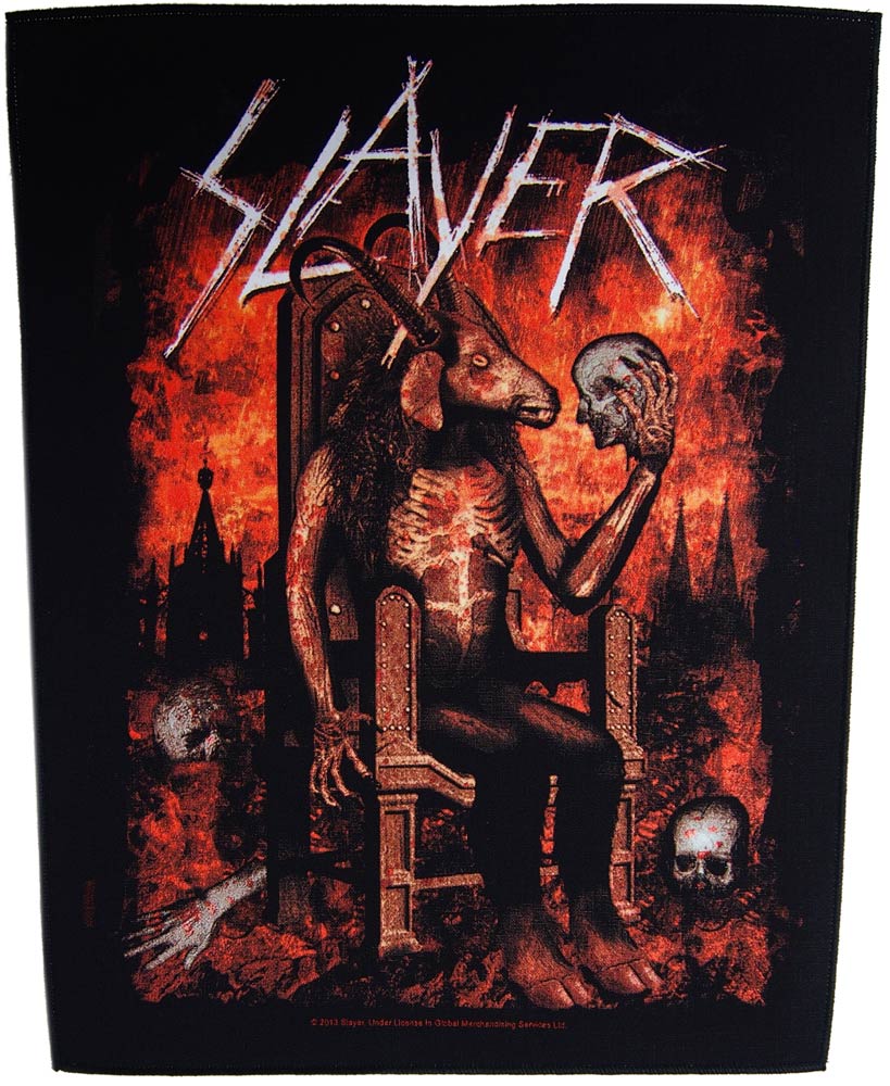 쥤䡼 / SLAYER / DEVIL ON THRONE BACK PATCH ե Хåѥå