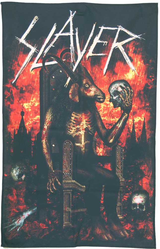 【SLAYER】DEVIL ON THRONE 布ポスター Textile Poster スレイヤー ポスターフラッグ