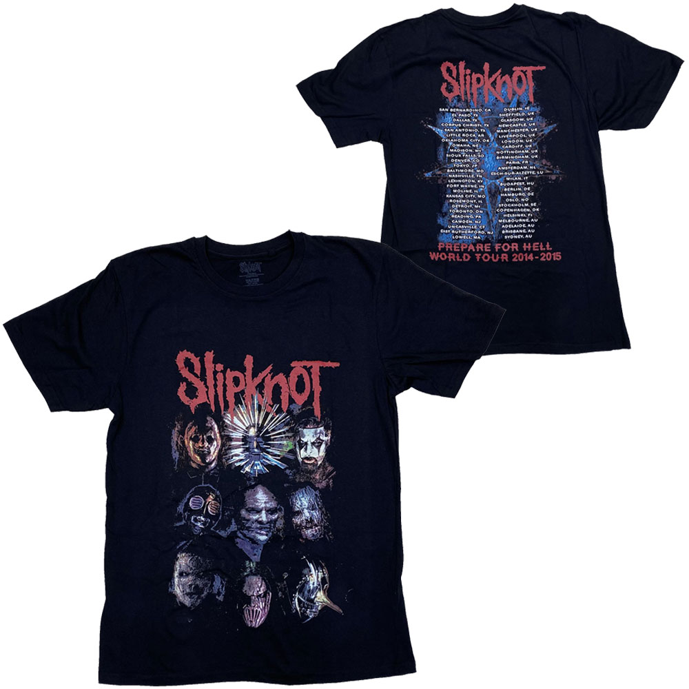 SLIPKNOT スリップノット PREPARE FOR HELL オフィシャル バンドTシャツ ロックTシャツ