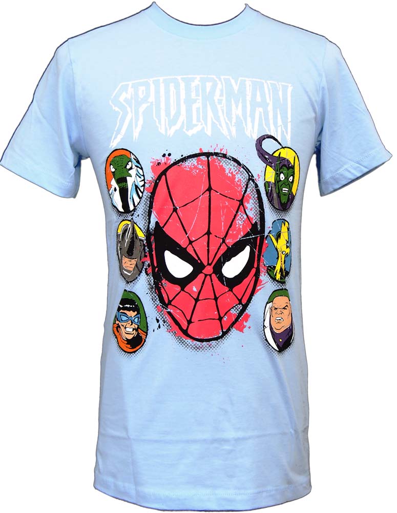 【SPIDER-MAN】SEVEN HEADS アメコミTシャツ スパイダーマン