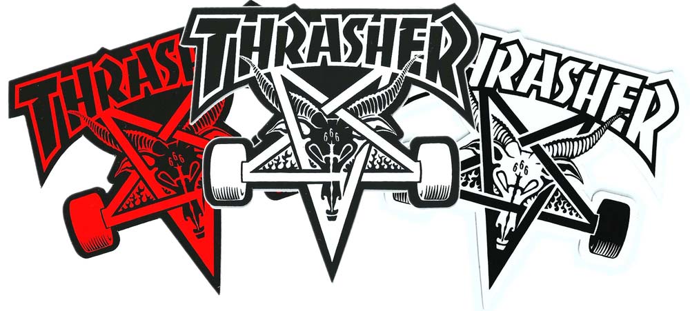 THRASHERSKATE GOAT STICKER å㡼 ƥå