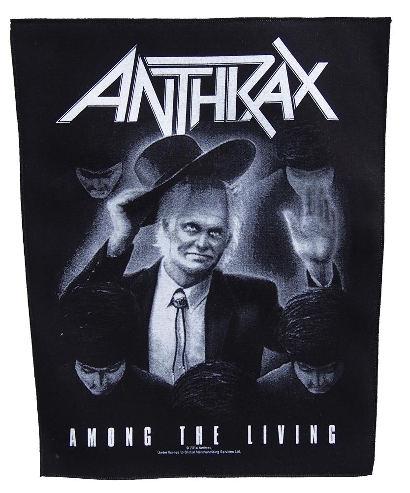 󥹥åANTHRAXAMONG THE LIVING BACKPATCH ե Хåѥå󥹥åANTHRAXAMONG THE LIVING BACKPATCH ե Хåѥå