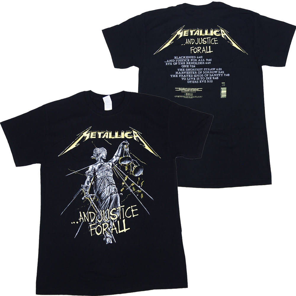 ᥿ꥫMETALLICAAND JUSTICE FOR ALL TRACKS BLACK T