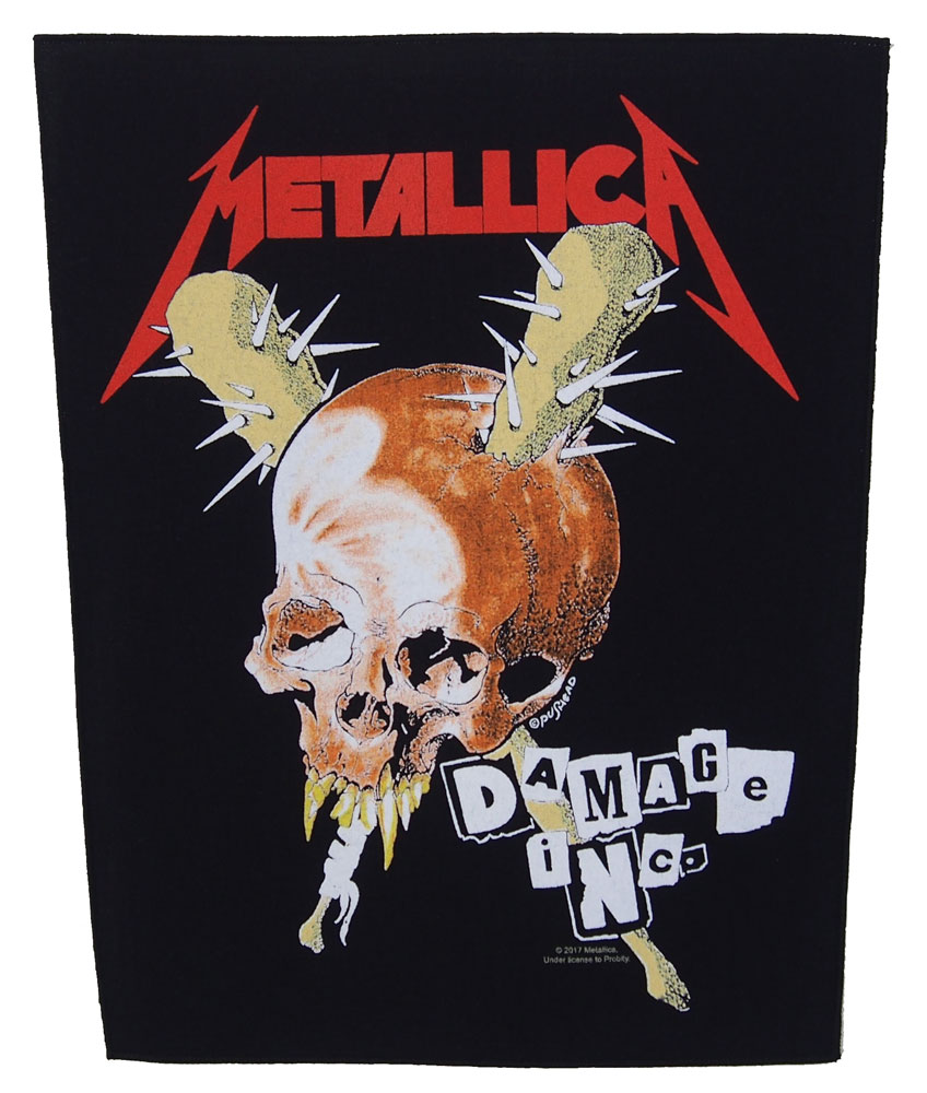 ᥿ꥫMETALLICADAMAGE INC BACKPATCH ե Хåѥå᥿ꥫMETALLICADAMAGE INC BACKPATCH ե Хåѥå