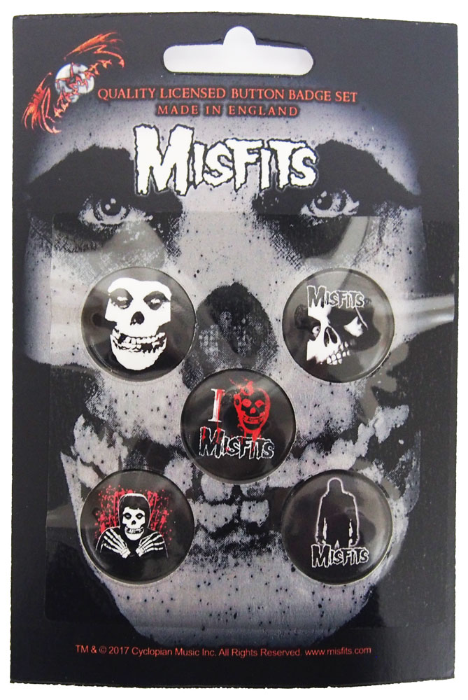 ߥեåġMISFITSSKULL BADGE SET̥Хåå(5)