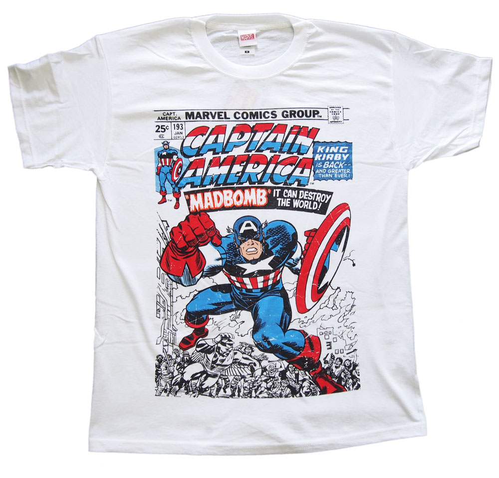 MAVEL COMIC・CAPTAIN AMERICA・キャプテンアメリカ・COMIC COVER・T
