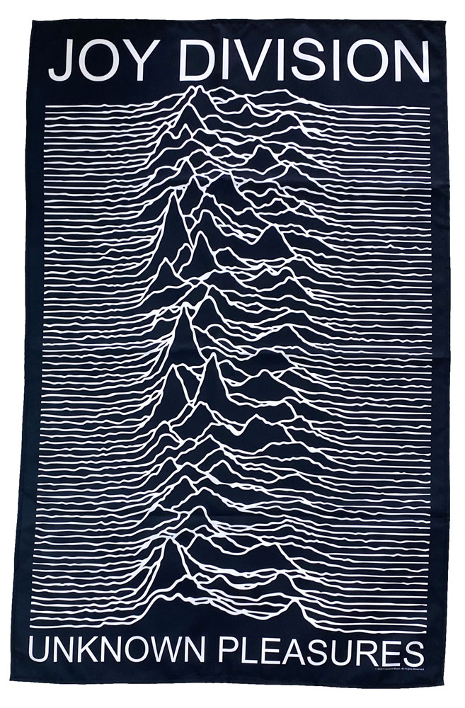 ジョイ ディヴィジョン・JOY DIVISION・UNKNOWN PLEASURES・布ポスター ...