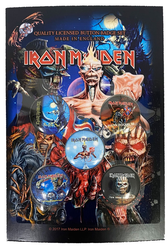  ᥤǥIRON MAIDENLATER ALBUMSBUTTON BADGE SETХḁ̊Хåå(5) ᥤǥIRON MAIDENLATER ALBUMSBUTTON BADGE SETХḁ̊Хåå(5)