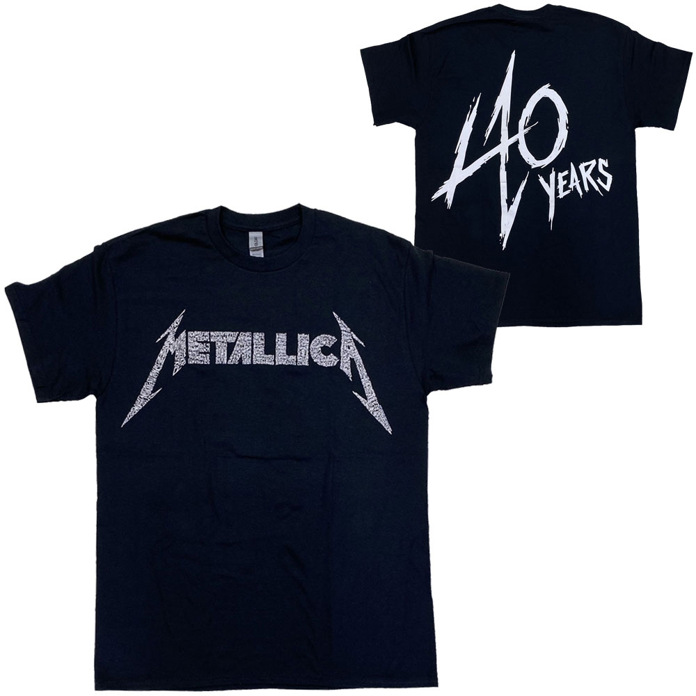 ᥿ꥫMETALLICASONGS LOGO 40TH ANNIVERSARYTġåT