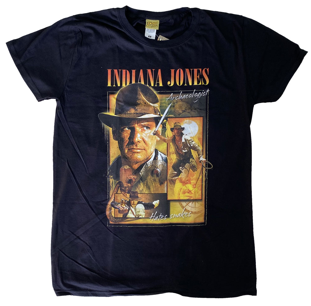 インディ・ジョーンズ・INDIANA JONES ・HOMAGE・UK版・Tシャツ・映画Tシャツ・オフィシャルTシャツ