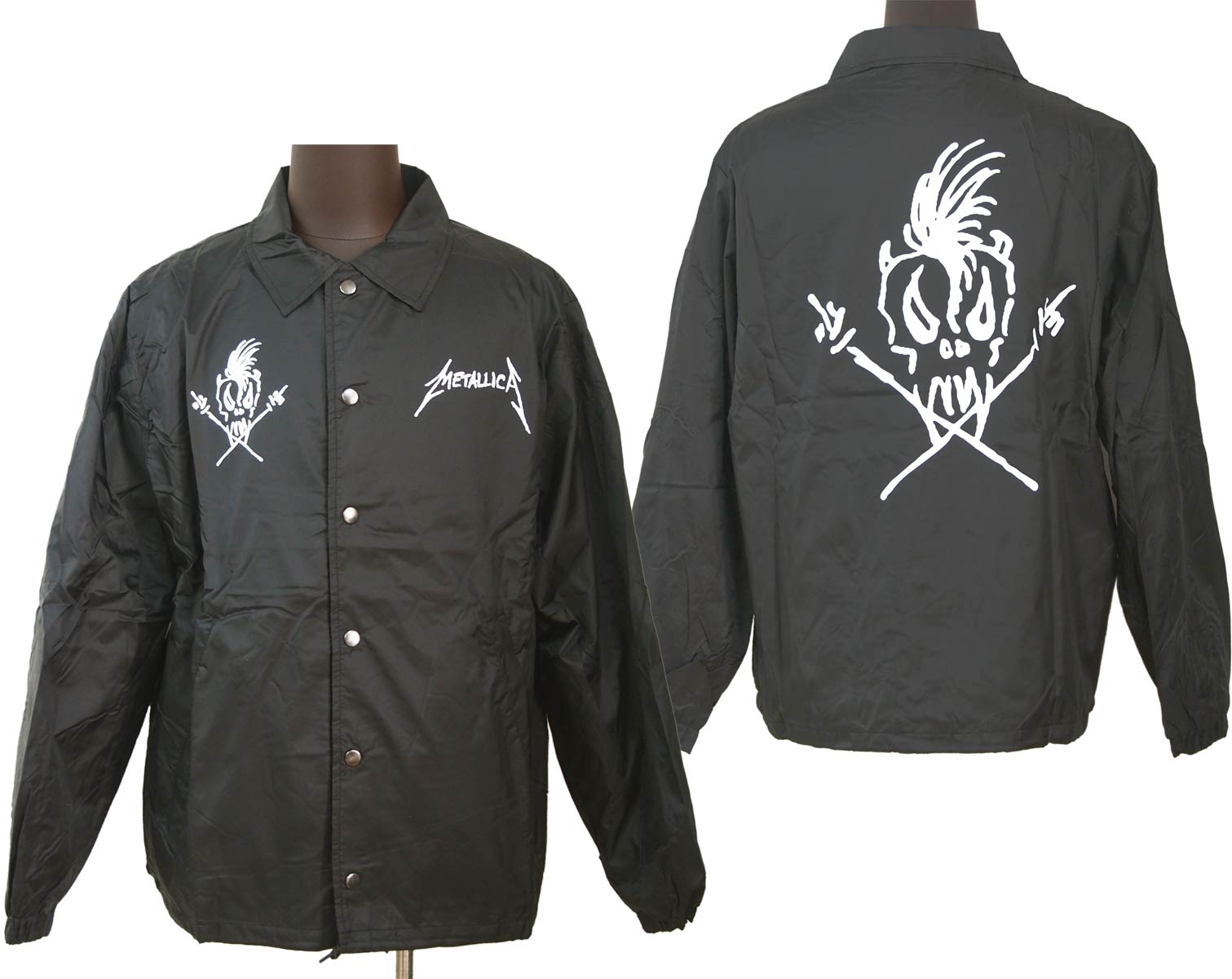 METALLICA メタリカ SCARY GUY COACH JACKET オフィシャル コーチ ...