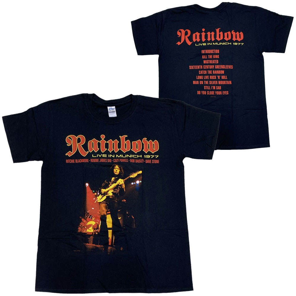 Rainbow LIVE IN MUNICH 1977 Tシャツ