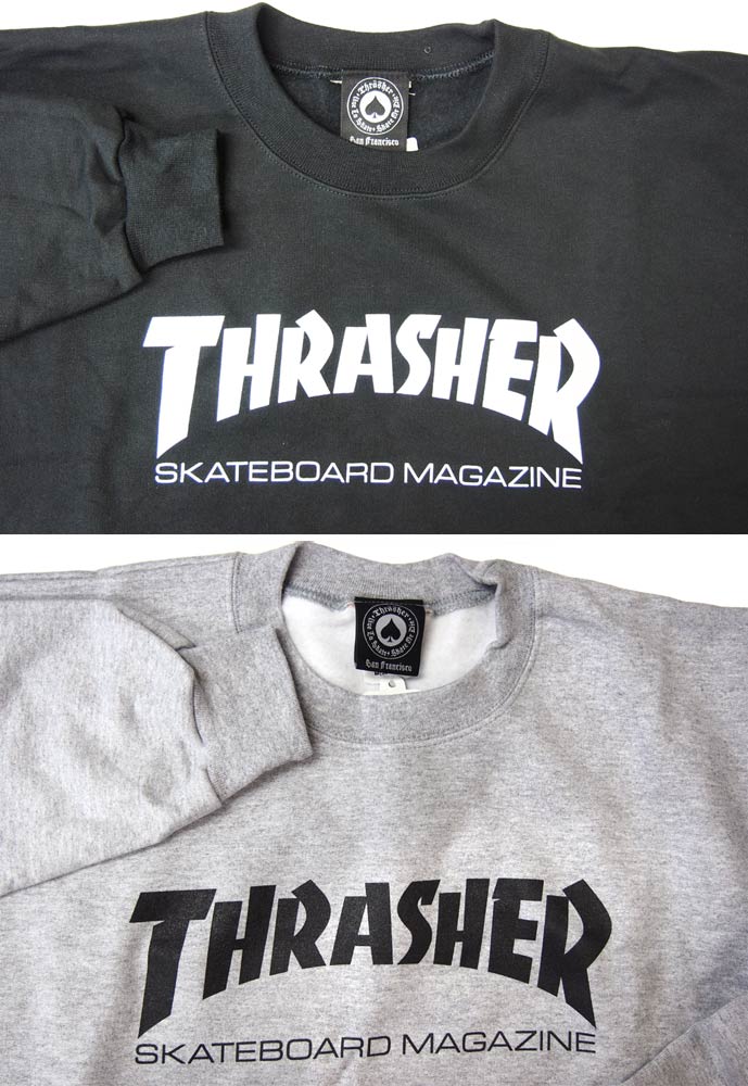 THRASHERMAGAZINE LOGO CREWNECK 2COLORS ƥåץ쥼ȡ