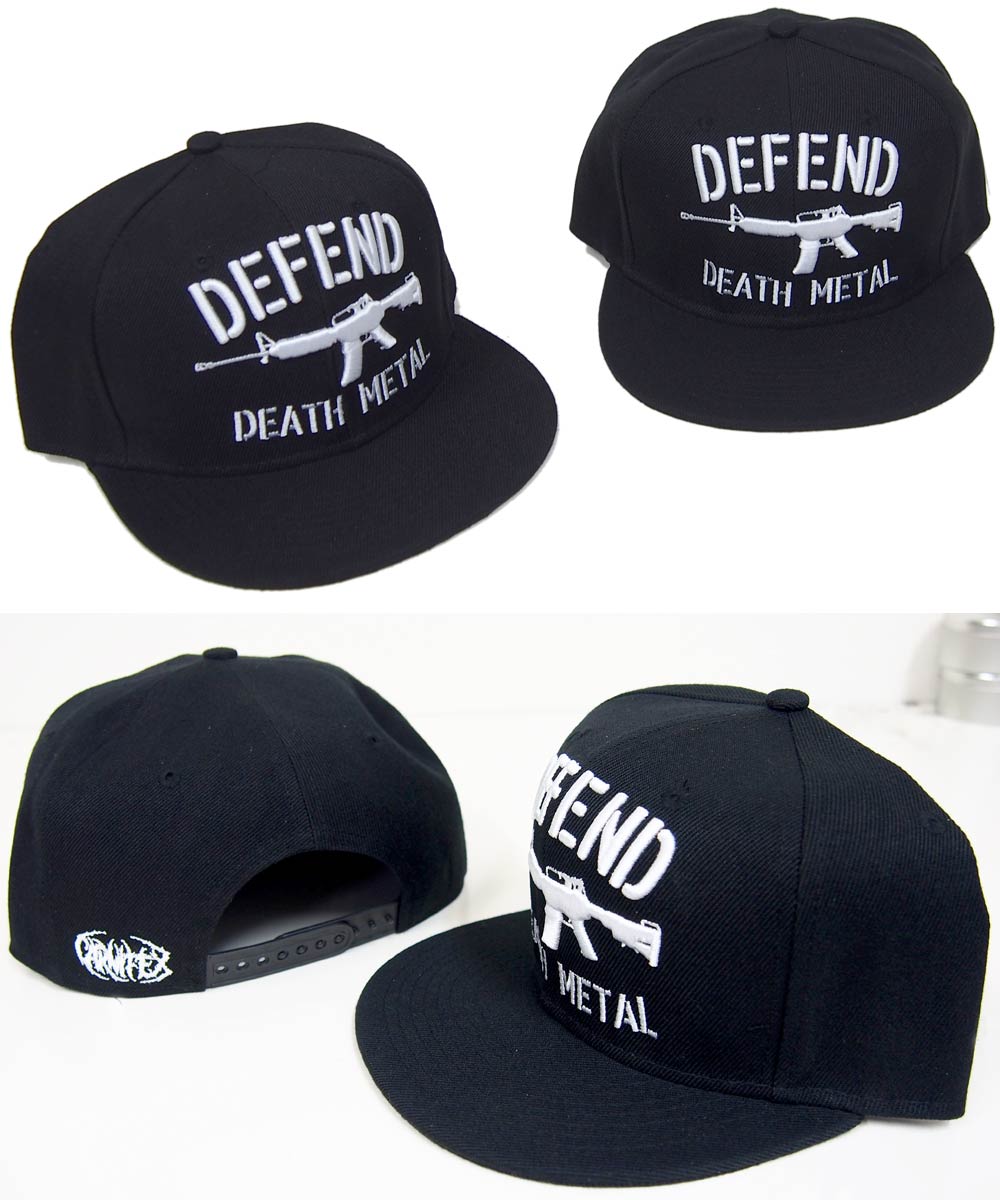 ˥եå / CARNIFEX / DEFEND DEATH METAL SNAPBACK BASEBALL CAP ե ʥåץХå ١ܡ å